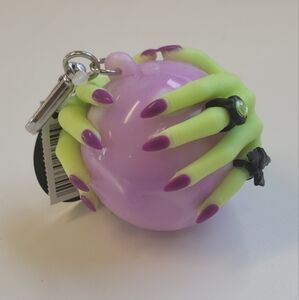 NWT Bath & Body Works LIGHT-UP Witch Crystal Ball Pocketbac Keychain